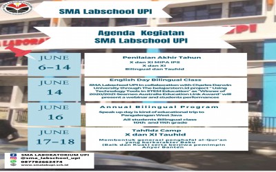 Agenda Kegiatan SMA Laboratorium UPI